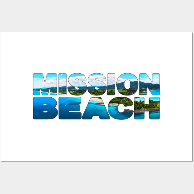 MISSION BEACH - Queensland Australia Beautiful Day Wall Art by TouristMerch